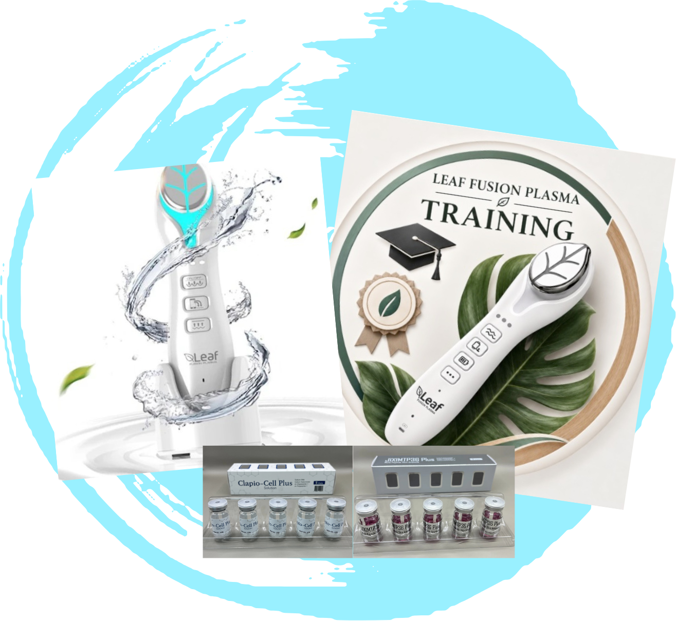 Leaf Fusion Plasma and Serums with Training